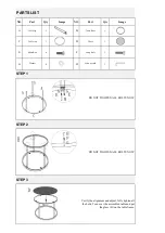 Preview for 2 page of Wilson & Fisher BROADMOOR ROUND GLASS TABLE GB20-502 Assembly Instruction