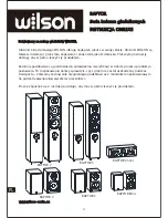 Preview for 6 page of WILSON AUDIO Raptor 1 User Manual