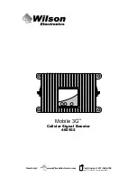 Preview for 1 page of Wilson Electronics 460102 Installation Manual