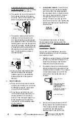 Предварительный просмотр 4 страницы Wilson Electronics 470027 Manual