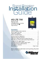 Wilson Electronics 4G LTE 700 Installation Manual предпросмотр