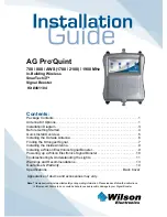 Wilson Electronics AG Pro Quint 461104 Installation Manual предпросмотр