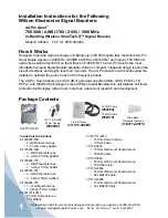 Предварительный просмотр 2 страницы Wilson Electronics AG Pro Quint 461104 Installation Manual