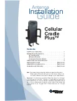 Preview for 1 page of Wilson Electronics Cellular Cradle Plus Installation Manual