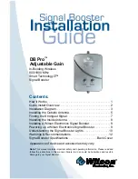 Предварительный просмотр 1 страницы Wilson Electronics DB Pro 271265 Installation Manual