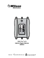 Wilson Electronics DB Pro 4G User Manual предпросмотр