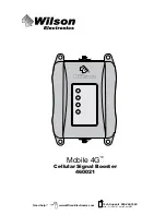 Wilson Electronics Mobile 4G 460021 User Manual preview