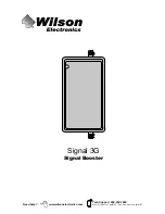 Wilson Electronics Signal 3G User Manual предпросмотр