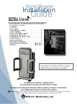 Preview for 1 page of Wilson Electronics SLEEK 2B5225 Installation Manual