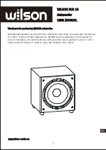 Preview for 1 page of Wilson Electronics SUB 10 User Manual