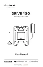 Wilson Electronics weBoost DRIVE 4G-X 470510 User Manual preview