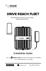 Wilson Electronics weboost DRIVE REACH FLEET Installation Manual предпросмотр