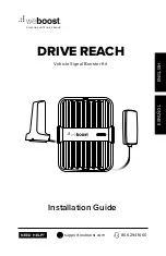 Wilson Electronics weboost DRIVE REACH Installation Manual предпросмотр