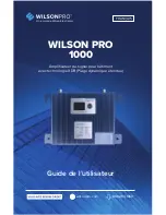 Preview for 21 page of WILSON PRO 1000 User Manual