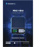 Preview for 1 page of WILSON PRO PRO 1100 Installation Manual