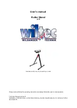 WilTec 30166 User Manual preview