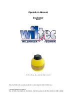 WilTec 50033 Operation Manual предпросмотр