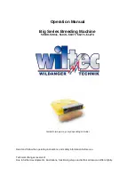 Предварительный просмотр 1 страницы WilTec 50039 Operation Manual