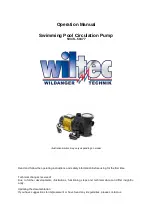 Preview for 1 page of WilTec 50374 Operation Manual