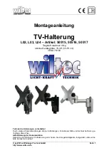 WilTec 50515 Installation Manual preview