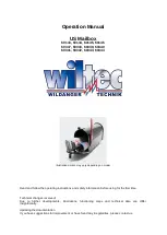 WilTec 60143 Operation Manual preview