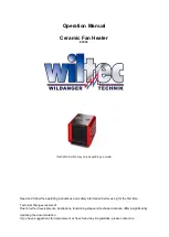 Предварительный просмотр 1 страницы WilTec 61059 Operation Manual