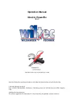 WilTec 61117 Operation Manual предпросмотр