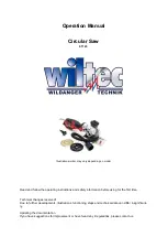 WilTec 61123 Operation Manual preview