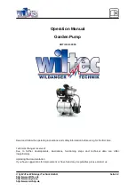 WilTec 61855 Operation Manual предпросмотр