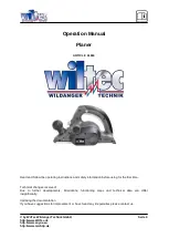 Предварительный просмотр 1 страницы WilTec 61869 Operation Manual