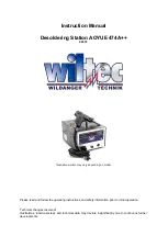 WilTec 90474 Instruction Manual preview