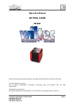 WilTec ARTICEL 61059 Operation Manual предпросмотр