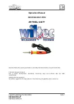 WilTec HS-060B-6 Operation Manual предпросмотр