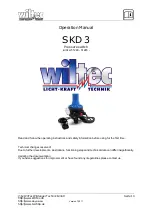 WilTec SKD-3 Operation Manual preview