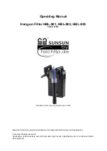 Preview for 1 page of WilTec Sunsun HBL-801 Operating Manual