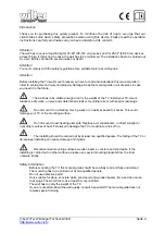 Preview for 2 page of WilTec VM-P05 Installation Manual