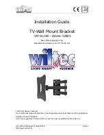 Preview for 1 page of WilTec VM-SL10D Installation Manual