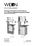 Предварительный просмотр 1 страницы Wilton 8014FW Operating Instructions And Parts Manual