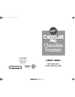 Wilton Chocolate Pro TL-094 Owner'S Manual предпросмотр