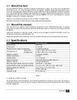 Предварительный просмотр 3 страницы Wilton ESP1100 Operating Instructions & Service Manual