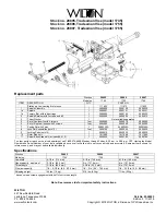 Wilton Tradesman Vise 1745 Mounting Installation Sheet предпросмотр