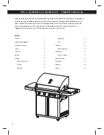 Preview for 2 page of Wiltshire BAR-B PRO 4 Owner'S Manual