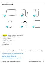 Предварительный просмотр 2 страницы WIMAXIT M1400CT User Manual