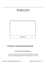 WIMAXIT M1410CT User Manual preview