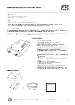 Preview for 1 page of WiMo miniVNA PRO2 Hardware Manual