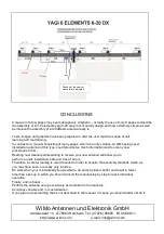 Предварительный просмотр 11 страницы WiMo Ultra Beam YAGI 2 Manual