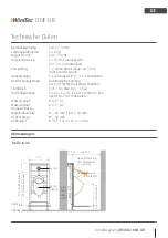 Предварительный просмотр 3 страницы WimTec ONE UR Assembly And Operating Instructions Manual