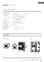 Предварительный просмотр 3 страницы WimTec ONE WT Assembly And Operating Instructions Manual