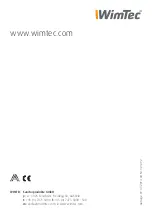 Предварительный просмотр 24 страницы WimTec ONE WT Assembly And Operating Instructions Manual