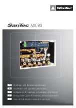 WimTec SanTec MICRO Installation And Operating Instructions Manual preview